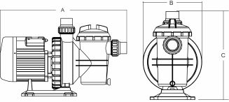 Pompa basenowa MEGA, typ SC - 2