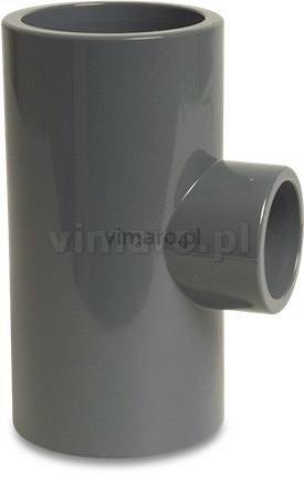 PVC Trójnik redukcyjny 90st. 3 x KW