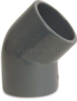 PVC Kolano 45st. KW x KW (50-400mm)