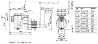 Pompa basenowa SPECK PUMPEN BADU RESORT 110m3/h - 2