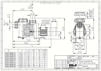 Pompa basenowa SPECK PUMPEN BADU PRIME 25, 25m3/h - 2