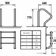 Drabinka do basenu LINA 3-stopniowa, dzielona - dwuczęściowa drabinka składająca się ze stopni mocowanych na ścianie basenu oraz poręczy montowanych oddzielnie w posadzce. Drabinka posiada 3 stopnie z nakładkami antypoślizgowymi. Wykonana z polerowanej stali nierdzewnej AISI 304 lub AISI 316. Drabinka dostarczana jest z kompletem akcesoriów montażowych. 

Kontakt:
tel. 604 551 268, e-mail: biuro@vimaro.pl