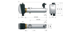 Pahlen GRZAŁKA ELEKTRYCZNA 15 kW, 400 V (AISI 316L) - 2