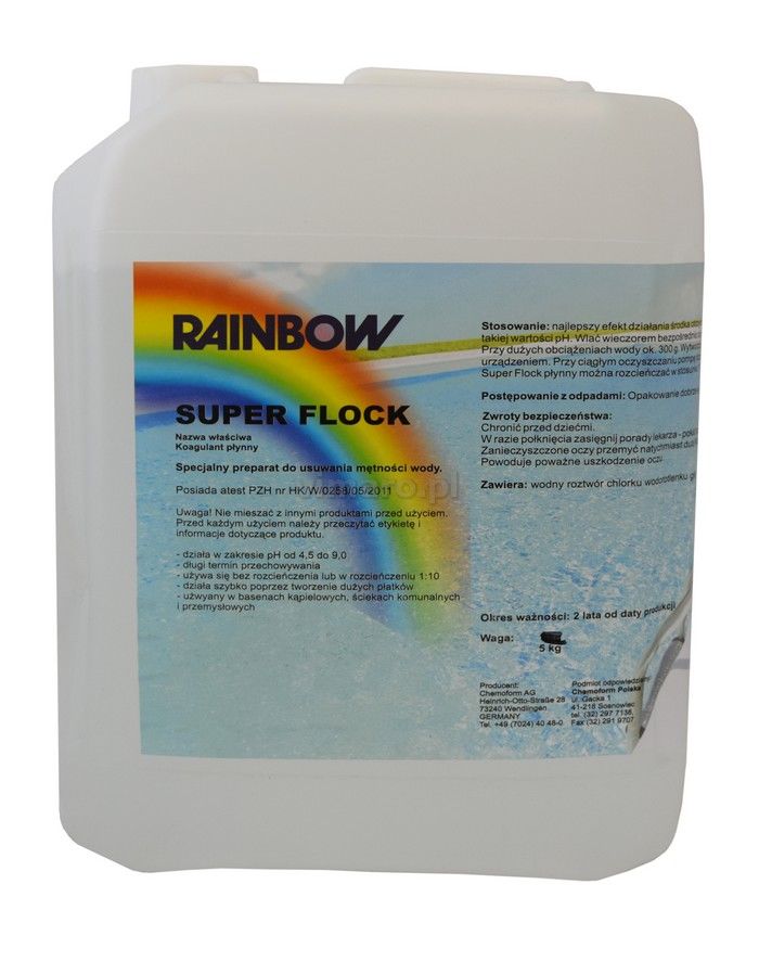 Rainbow SUPER FLOCK 5kg w płynie