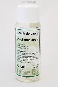 Szlachetna Jodła - zapach do sauny