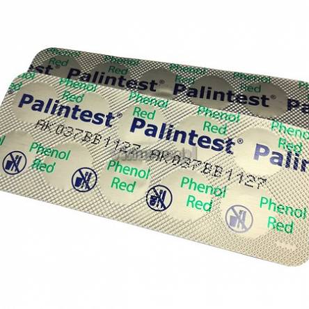 Palintest Phenol Red do testera ręcznego-listek