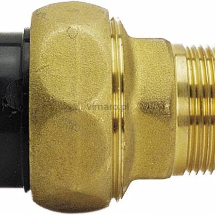 Śrubunek metal GZ 1½” z mufą wklejaną PCW 50 mm 