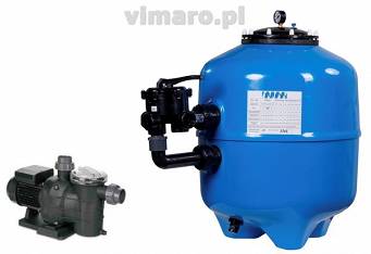 Filtr piaskowy TEBAS SYRIUS 620mm  z pompą i zaworem 