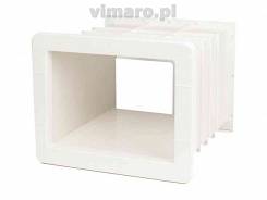 Przedłużenie skimmera White de LUX 25cm