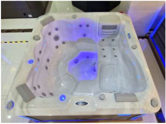 Wanna z hydromasażem KAMSIA Tebas LuxSpa - 5