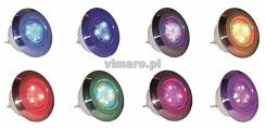 Lampa basenowa EURO pokrywa stalowa LED Diamond PLUS (światło RGB)