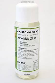 Alpejskie Zioła - zapach do sauny