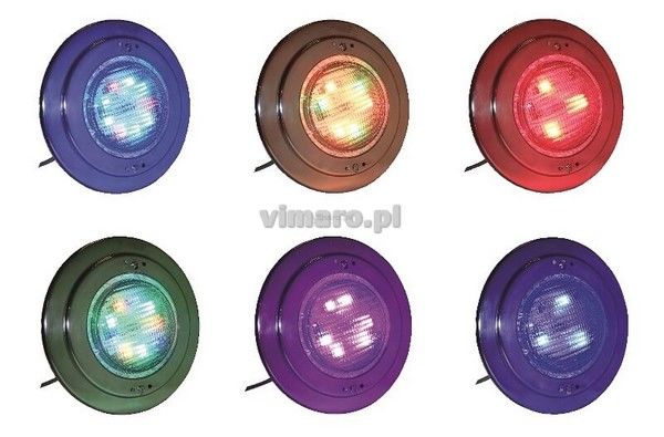 Lampa basenowa Stainless Edition LED Diamond PLUS (światło RGB)